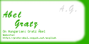 abel gratz business card